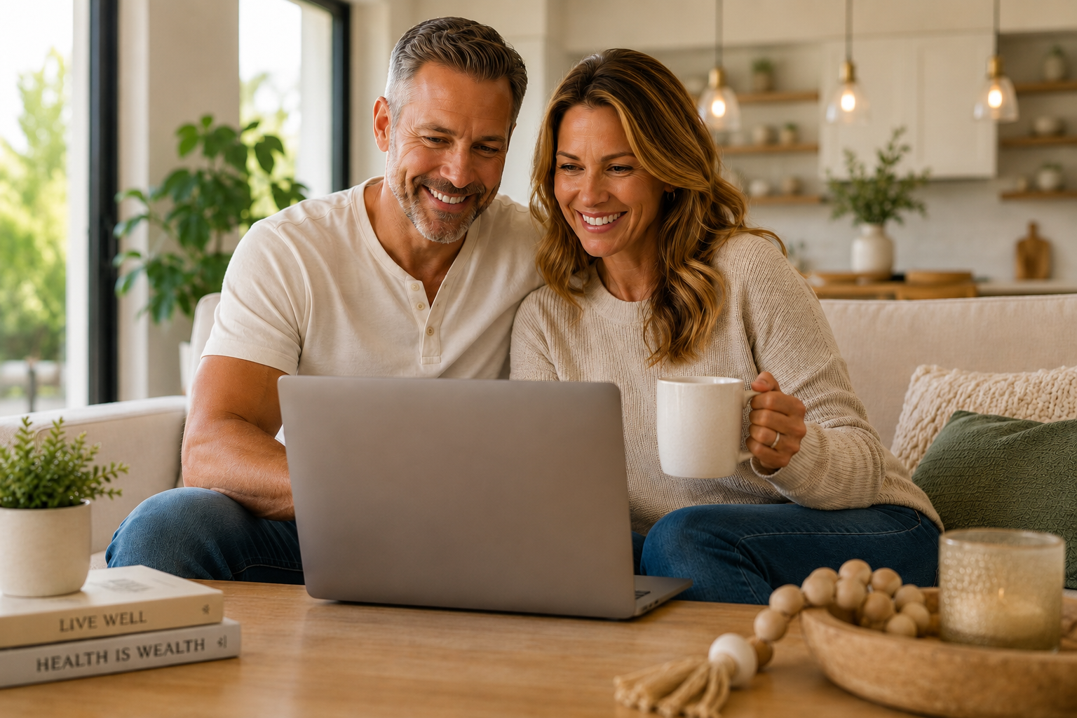 Healthy adult enjoying an active everyday lifestyle